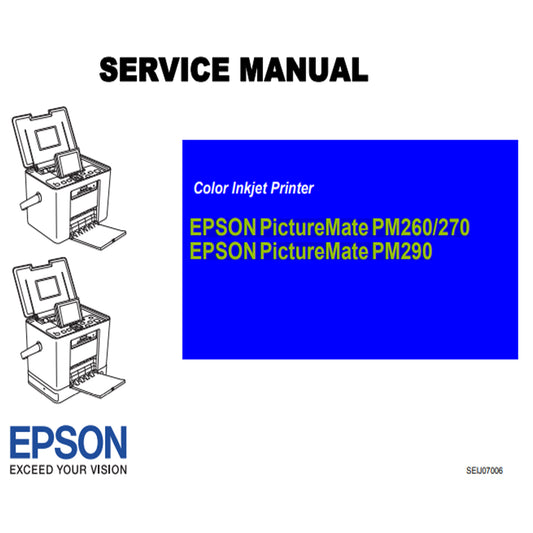 Manual de Servicio Epson Picture Mate PM260 PM270 PM290