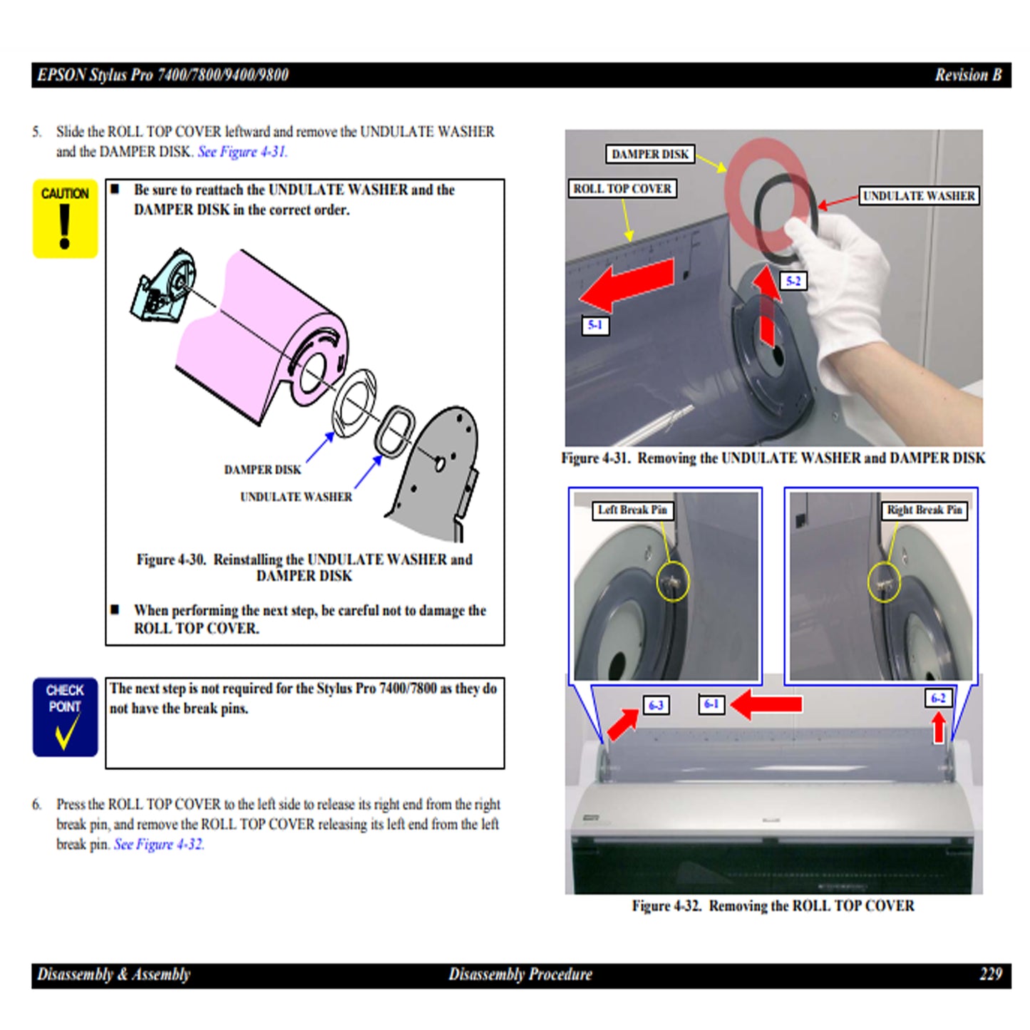 Manual de Servicio Epson Stylus Pro 7400 Stylus Pro 7800 Stylus Pro 9400 Stylus Pro 9800_B